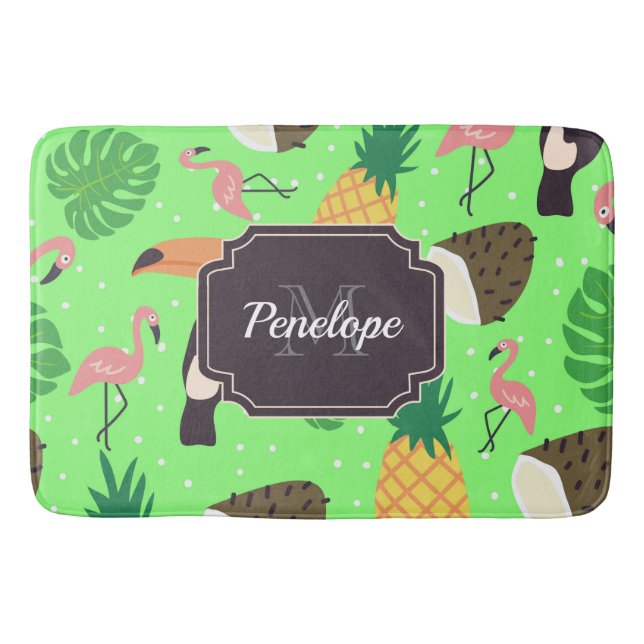 Tropische Natur Badematte (Vorderseite)