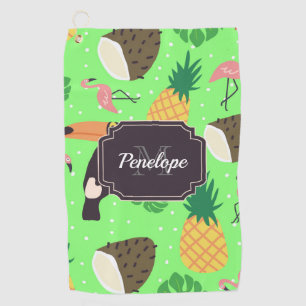 Tropische Natur Golfhandtuch