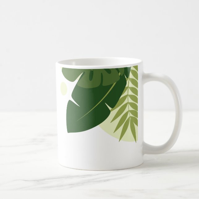 tropische Natur Kaffeetasse (Rechts)