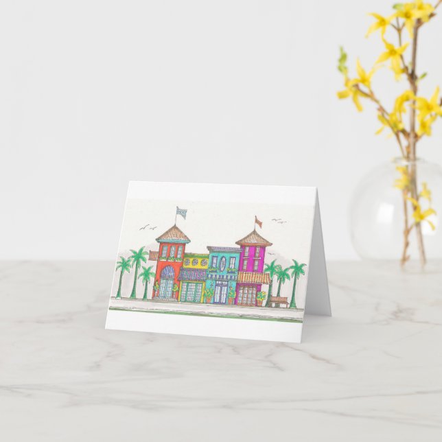 Tropische Notecards Karte (Gelbe Blume)