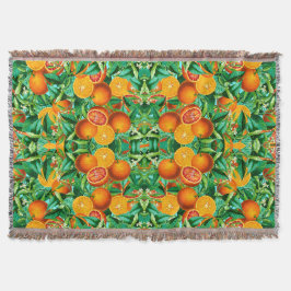 TROPISCHE ORANGELEGENHEITEN IM BLANKET DECKE