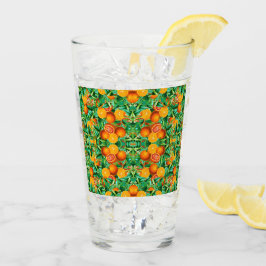 TROPISCHE ORANGEN GLASTUMBLER GLAS
