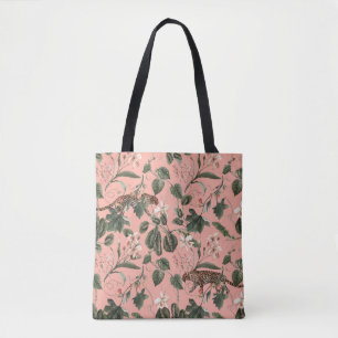 Tropische Orchidee, Schmetterlinge: exotisches Aqu Tasche