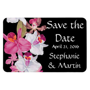 Tropische Orchideen-Blume Floral Speichern Sie das Magnet