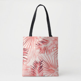 Tropische Palm-Blätter, hawaiianisches Stilmuster. Tasche