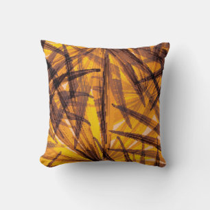 Tropische Palm-Blätter Kissen