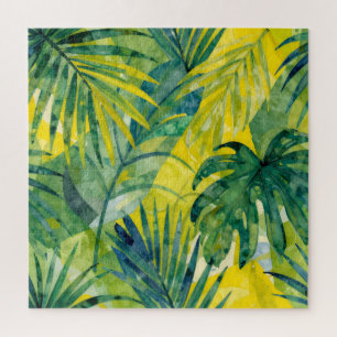 Tropische Palm Monstera Dschungelblätter
