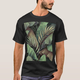 Tropische Palmblätter, handgezeichnete 3D-Illustra T-Shirt
