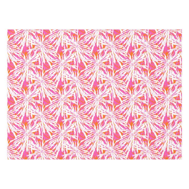 Tropische Palmblätter Tischdecke (Vorderseite (Horizontal))