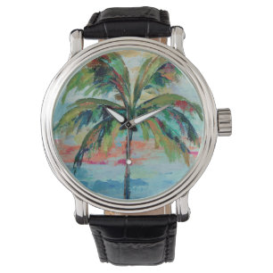 Tropische   Palme Armbanduhr