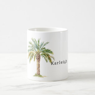 Tropische Palme Kaffeetasse
