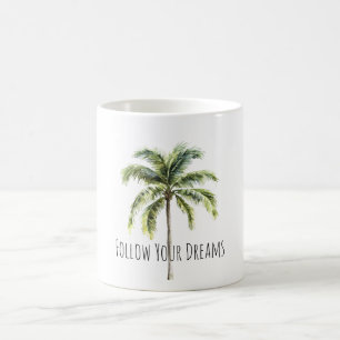 Tropische Palme Kaffeetasse