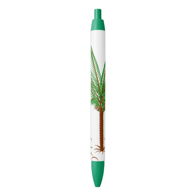 Tropische Palme Kugelschreiber (Vorderseite Vertikal)