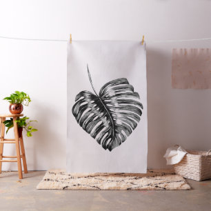 Tropische Palme Monstera Blattes modern Stoff