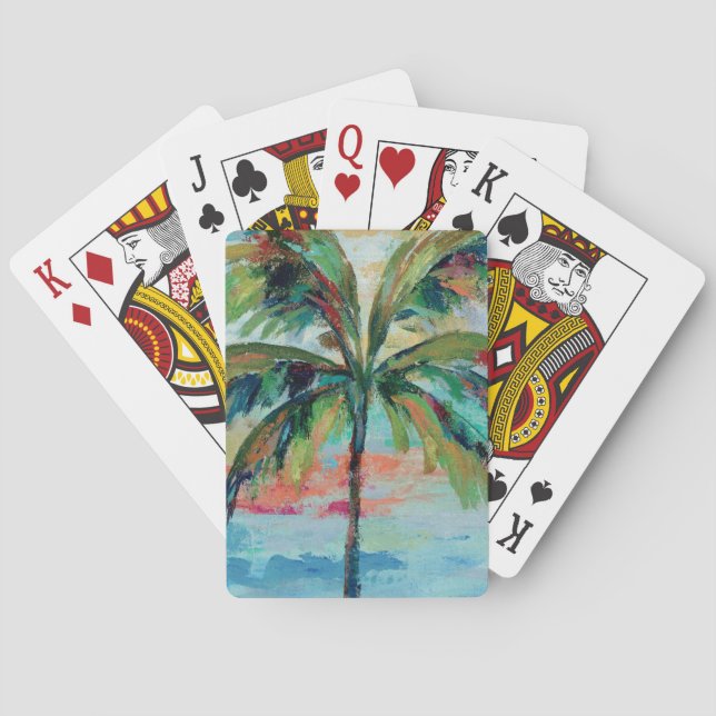 Tropische | Palme Spielkarten (Rückseite)