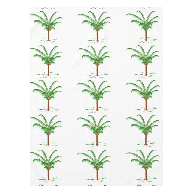 Tropische Palme Tischdecke (Vorderseite)