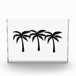 Tropische Palmen Acryl Auszeichnung