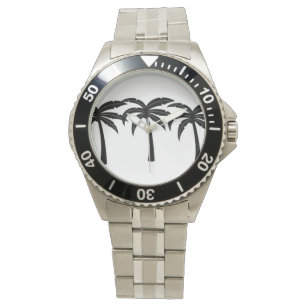 Tropische Palmen Armbanduhr