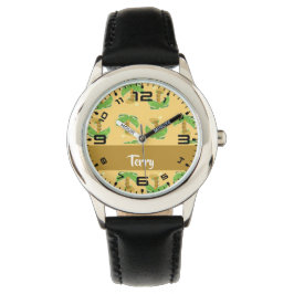 Tropische Palmen Armbanduhr