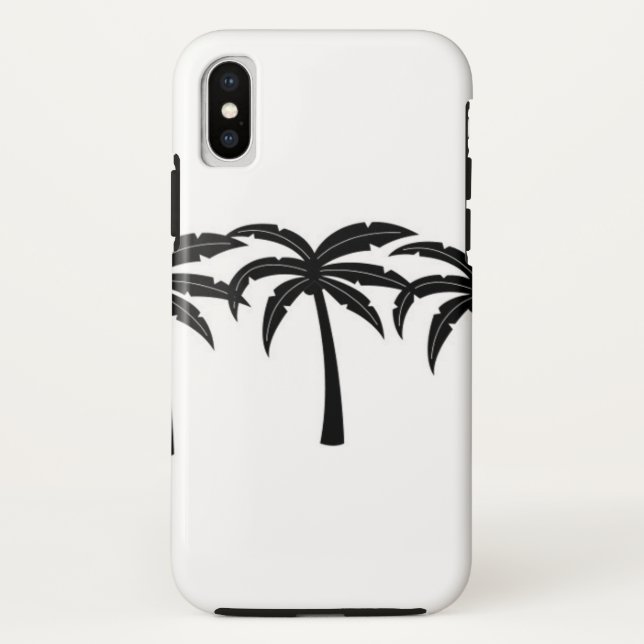 Tropische Palmen Case-Mate iPhone Hülle (Rückseite)