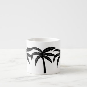 Tropische Palmen Espressotasse