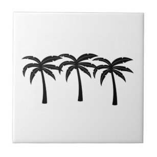Tropische Palmen Fliese