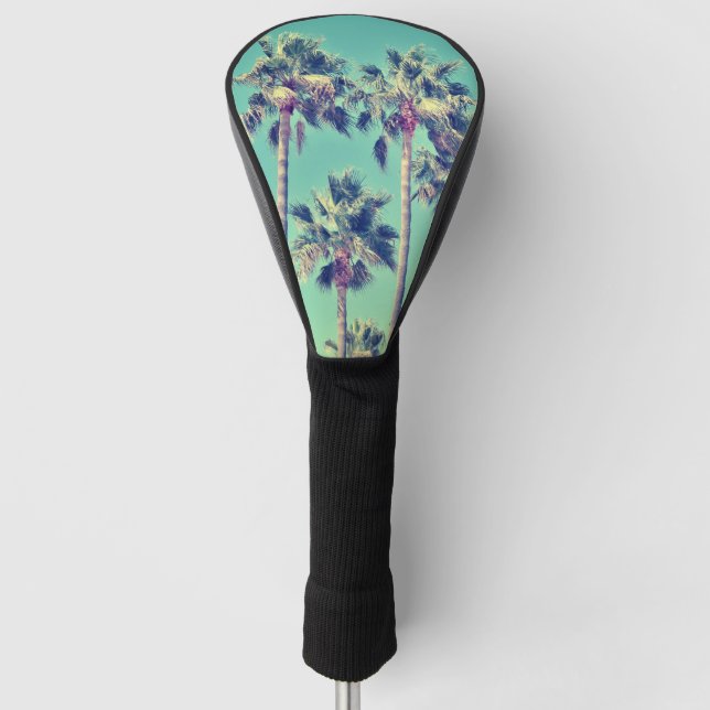 Tropische Palmen Golf Headcover (Vorderseite)