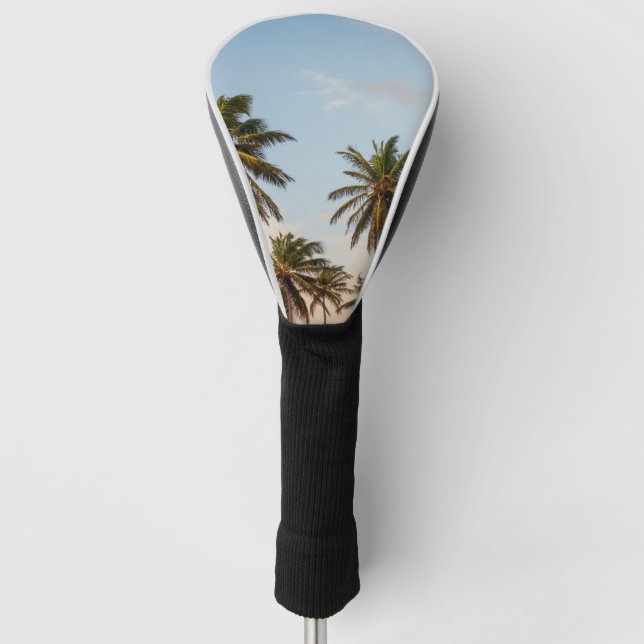 Tropische Palmen Golf Headcover (Vorderseite)