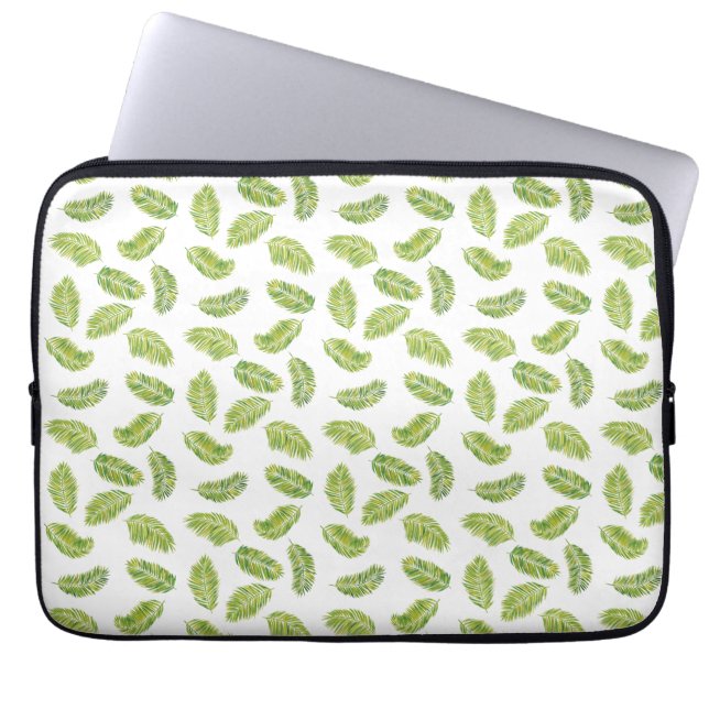 Tropische Palmen Laptopschutzhülle (Vorderseite)