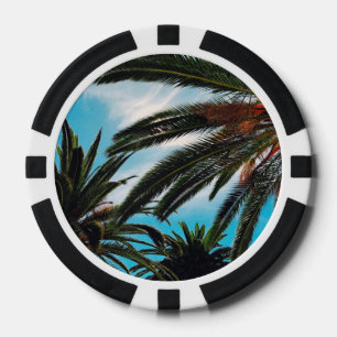 Tropische Palmen Pokerchips