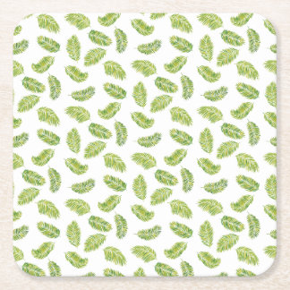 Tropische Palmen Rechteckiger Pappuntersetzer