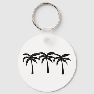 Tropische Palmen Schlüsselanhänger