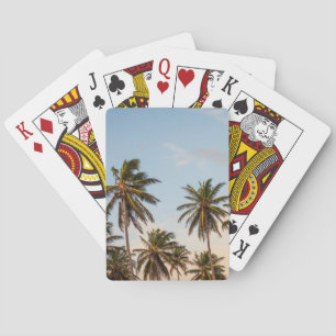 Tropische Palmen Spielkarten
