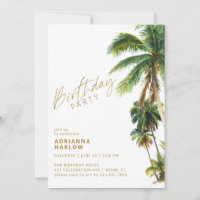 Tropische Palmen | Summer Beach Birthday Party