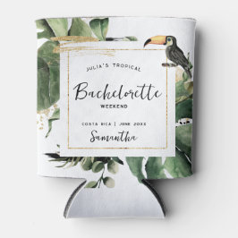 Tropische Palmen von Bachelorette | Monogramm Dosenkühler
