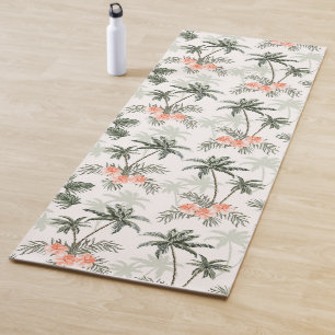 Tropische Palmwedel-Yogamatte Yogamatte