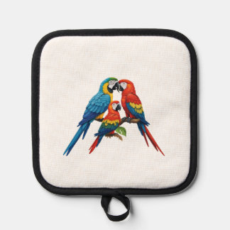 Tropische Papageien Topflappen