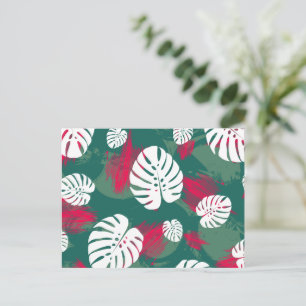 Tropische Pflanze Postkarte