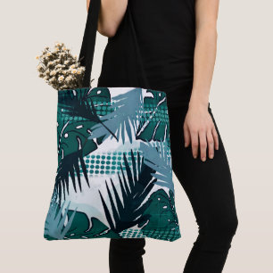 Tropische Pflanzen, Botanischer Druck Einkaufen / Tasche
