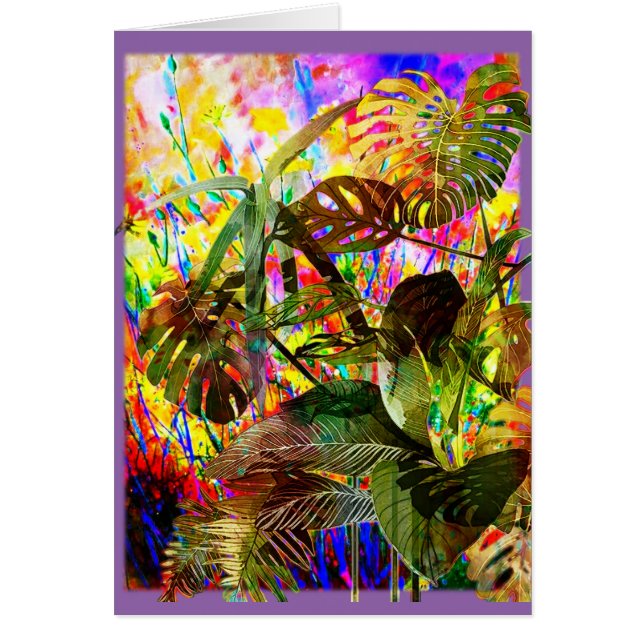 Tropische Pflanzen und Blumen (Vorne)