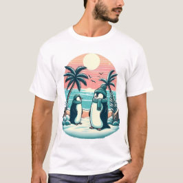 Tropische Pinguine – Winterurlaubsstimmung T-Shirt