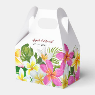 Tropische Plumeria Temple Tree Gastgeschenk Hochze Geschenkschachtel