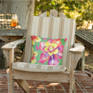 Tropische Print Outdoor Throw Kissen