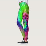 Tropische Regenbogen Grüne Magenta Sternexplosion  Leggings<br><div class="desc">Diese Leggings weisen ein helles,  psychedelisches Design der Regenbogen-gefärbte Krawatte auf,  das an die Hippie-Gegenkultur der 1960er Jahre erinnert. Ideal für Yoga,  Laufen,  trainieren im Fitnessraum oder einfach nur,  wenn man will,  niedliche sexy Strumpfhosen zu tragen. Die Farben sind neongrün,  magenta und blau.</div>