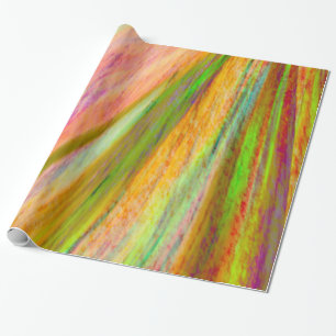 Tropische Regenbogenbrücke-Blätter Geschenkpapier