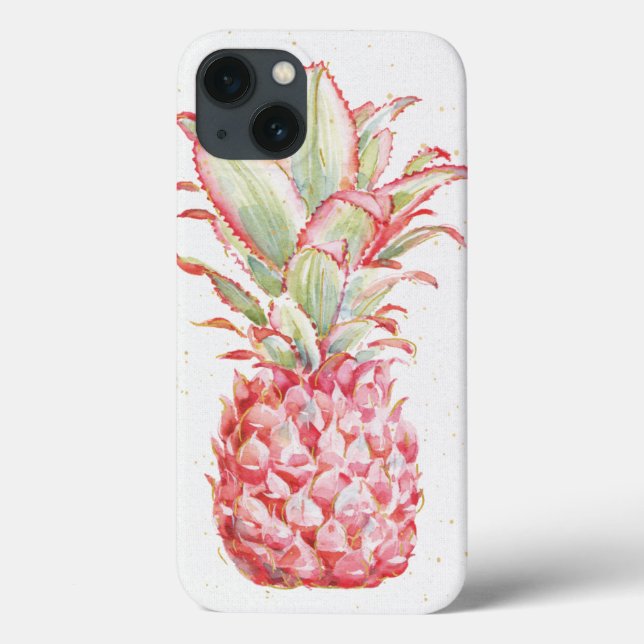 Tropische | rosa Ananas Case-Mate iPhone Hülle (Rückseite)