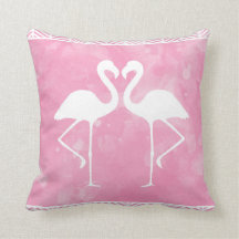 Tropische rosa Flamingowatercolor-Silhouette