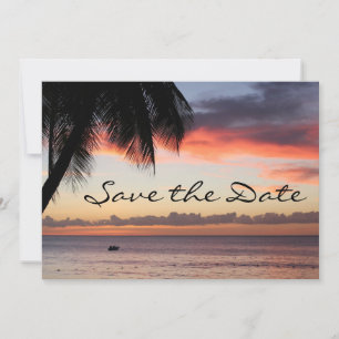 Tropische Save the Date Mitteilung