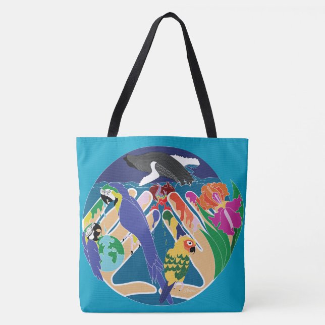 Tropische Schaffungs-Tasche Tasche (Vorderseite)