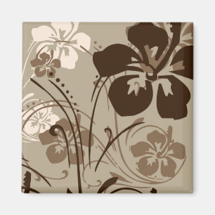 Tropische Serenade (Braun) Magnet